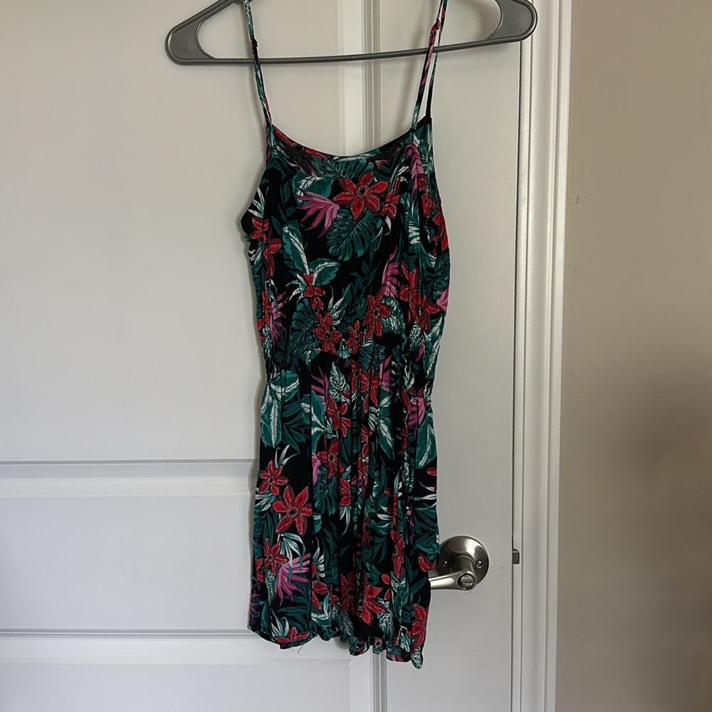 Floral Print Romper - Picture 4 of 7